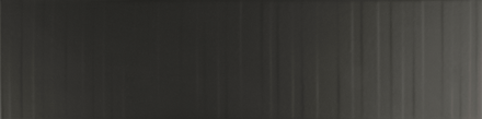 BABYLONE PERLE NOIR - Carrelage uni texturé 9,2x36,8 cm noir mate