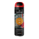 Traceur de chantier Fluo TP 500ml rouge - SOPPEC - 141513O