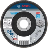 Plateau à lamelles X571 plat diamètre 125mm G40 - BOSCH - 2608607326