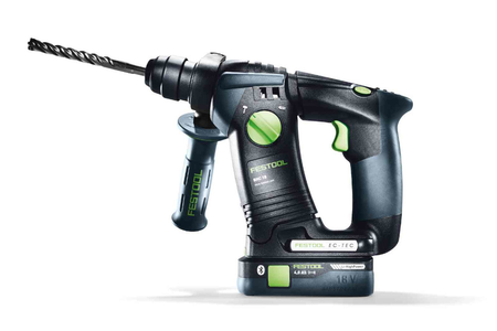 Perforateur SDS Plus 18V BHC 18 HPC 4,0 I-Plus + 2 batteries 4Ah + chargeur en coffret SYSTAINER SYS3 - FESTOOL - 577602