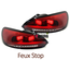 FEUX SPORT ROUGES TUBES LED CELIS VW SCIROCCO III 2008-2014 (05369)