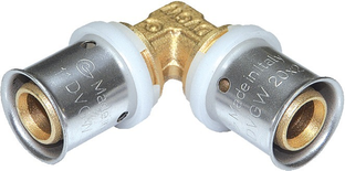 Coude égal 90° à sertir 20x20-2 - COMISA - 87.14.200