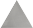 3LATI GRIGIO SCURO - 13,2x11,4 CM - Faïence triangulaire zellige gris