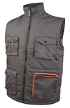 Gilet de travail chaud multipoches gris/orange TM - DELTA PLUS - STOCKGRTM