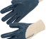 Lot 10 paires de gants nitrile enduction lourde écru/bleu T9 - SINGER - NBR132609