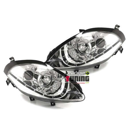 PHARES FEUX AVANTS CHROME DEVIL EYES FIAT BRAVO DE 2007-2015 (02261)