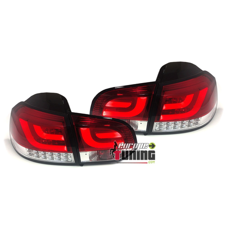 FEUX A LED AVEC BANDES CELIS LCI ET CLIGNOTANTS A LED POUR VW VOLKSWAGEN GOLF 6 (02456)