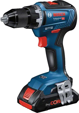 Perceuse-visseuse 18V GSR 18V-55 Professional + 2 batteries 4Ah + chargeur + coffret L-BOXX - BOSCH - 06019H5200