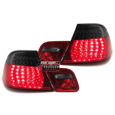 FEUX LEDS ROUGES FUMES A CLIGNOTANTS DYNAMIQUES BMW SERIE 3 E46 COUPE 1999-2003 (04804)