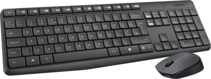 Pack 2en1 (Clavier/Souris) sans fil Logitech MK235 (Noir)