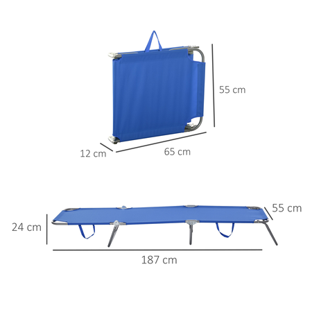 Bain de soleil transat pliable dossier réglable