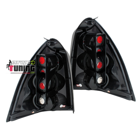 2 FEUX TUNING LEXUS NOIRS PEUGEOT 307 BREAK / SW PHASE 1 2002-2005 (11060)