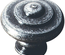 Bouton de meuble rustique boule n°24 acier patiné diamètre 38mm - BROS - 24A383