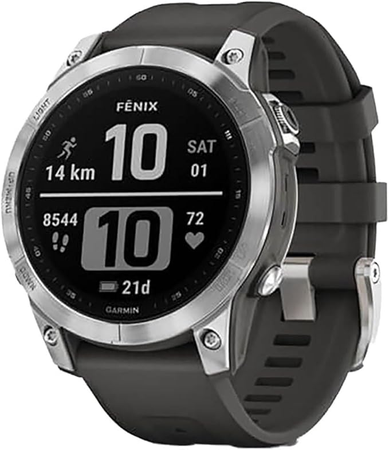 Montre GPS Multisports Garmin Fenix 7 - Écran Tactile, Chargement Solaire, Robustesse Militaire