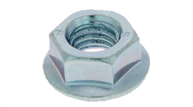 Écrous à embase crantée acier zingué blanc classe 8.8 M4 boite de 500 - Ultima - AFB69234