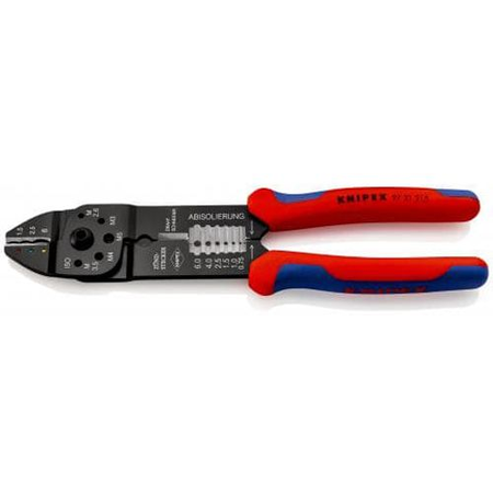 Pince à sertir multifonction capacité 0,5-6mm² - KNIPEX - 97 21 215