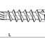 Boîte de 200 vis terrasse à tête fraisée bombée Torx double filetage A4 5x60mm - ACTON - 643275X60