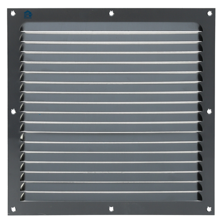 Grille à persienne 436 250x100mm époxy blanc NR RAL 9010 - RENSON - 42501006