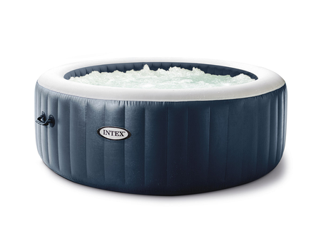 Spa gonflable PureSpa Blue Navy rond Bulles 4 places - Intex