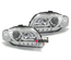 FEUX PHARES AVANTS CHROM TUBE LED LIGHT BAR AUDI A4 B7 8H (02780)