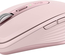 Souris sans fil - Logitech - MX Anywhere 3 - Ergonomique - Bluetooth - USB - Rose