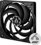 Ventilateur de boitier Arctic P12 Slim PST - 12cm (Noir)