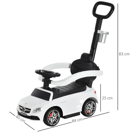 Porteur enfant voiture 12-36 mois multi-équipée