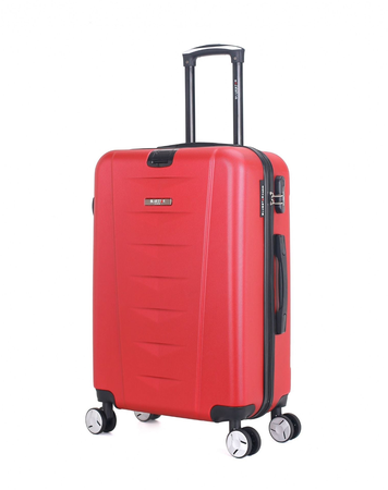 BLUESTAR - Valise Weekend ABS AJACCIO 4 Roues 65 cm