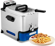 Tefal Oleo Clean Friteuse semi-professionnelle 3,5 L, 2300 W, Jusqu'à 6 pers, Filtration automatique de l'huile, Minuteur digital, Hublot de contrôle, Thermostat, Boite de stockage d'huile FR804015