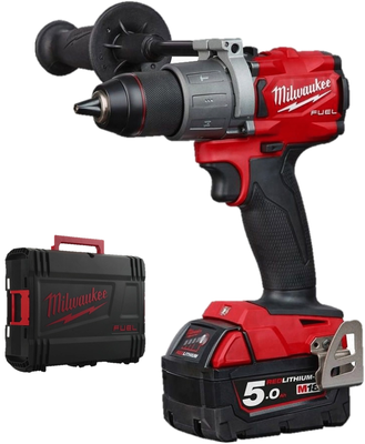 Perceuse-visseuse à percussion 18V M18 FPD2-502X + 2 batteries 5Ah + chargeur - MILWAUKEE TOOL - 4933464264