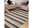 Tapis kilim fait main en cuir ZAIRA Care&Fair