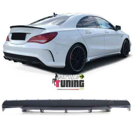 DIFFUSEUR FULL BLACK MERCEDES CLA C117 & X117 PH1 2013-2016 PACK SPORT (05479)