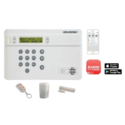 Kit alarme sans fil complet - ELKRON - KCR200GSM