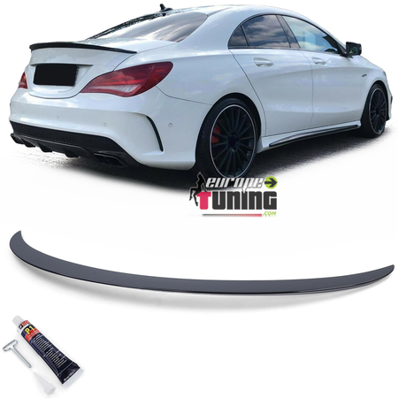 BECQUET SPOILER COFFRE SPORT NOIR BRILLANT MERCEDES CLA 117 C117 (05517)