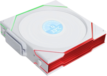 Ventilateur de boitier Lian Li Uni Fan TL Wireless LCD RGB - 12cm (Blanc)