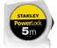 Mètre ruban 5mx25mm 'Powerlock Classic ABS' - STANLEY - 1-33-195