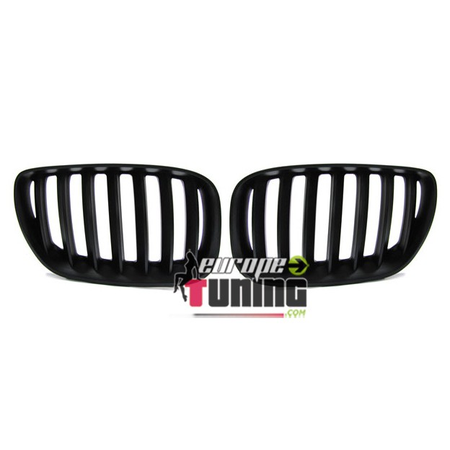 GRILLES CALANDRES SPORT NOIRES BMW X5 E53 FACELIFT 2003-2007 (00157)