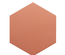 COIMBRA WARM SIENA 30637 - Carrelage 17,5x20 cm hexagonal uni aspect carreaux de ciment terracotta