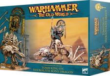 Warhammer ToW - Tomb Kings of Khemri Roi des Tombes / Prêtre Liche sur Dragon d'Os Nécrolithe
