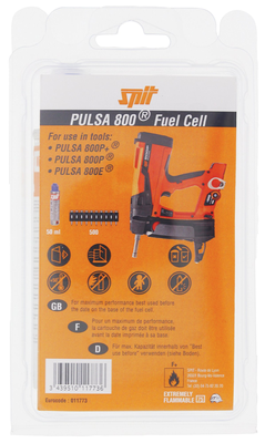 Cartouche de gaz pour Pulsa 800 lot de 2 - SPIT - 011773