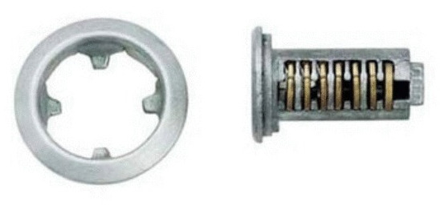 Cylindre interchangeable UNO 2 clés variure 03 - OJMAR - 1004.666NI+121.01003