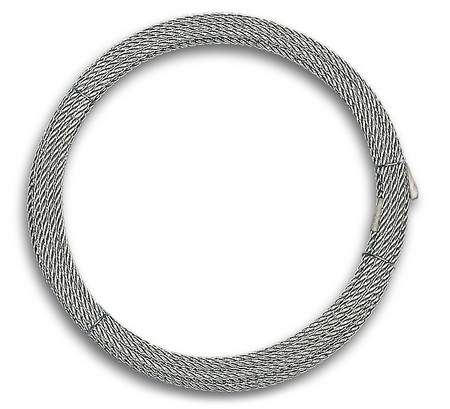 Câble acier galvanisé 7x7 diamètre 6mm couronne 100m - CHAPUIS - C6100L