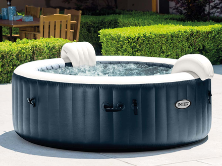 Spa gonflable PureSpa Blue Navy rond Bulles 6 places - Intex