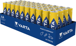 Boîte de 40 piles alcalines INDUSTRIAL Pro 1,5V LR06 - VARTA - 4006211354