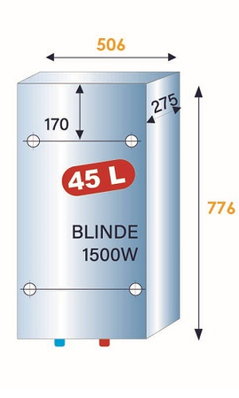 Chauffe-eau électrique blindé VELIS EVO multiposition blanc 45L - ARISTON - 3623376