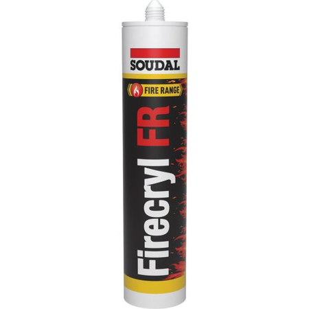 Mastic FIRECRYL FR gris 310ml - SOUDAL - 107433