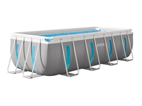 Piscine tubulaire Prism Frame Clearview rectangulaire 4,00 x 2,00 x 1,22 m - Intex