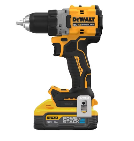 Perceuse-visseuse XR 18V 13mm + 2 batteries 5Ah + chargeur + coffret TSTAK - DEWALT - DCD800H2T-QW