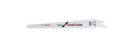 Lames de scie sabre S 611 DF Heavy for Wood and Metal - BOSCH - 2608656258
