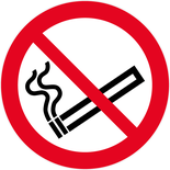 Panneau d’interdiction rond 300mm ''Défense de fumer'' - NOVAP - 4061412